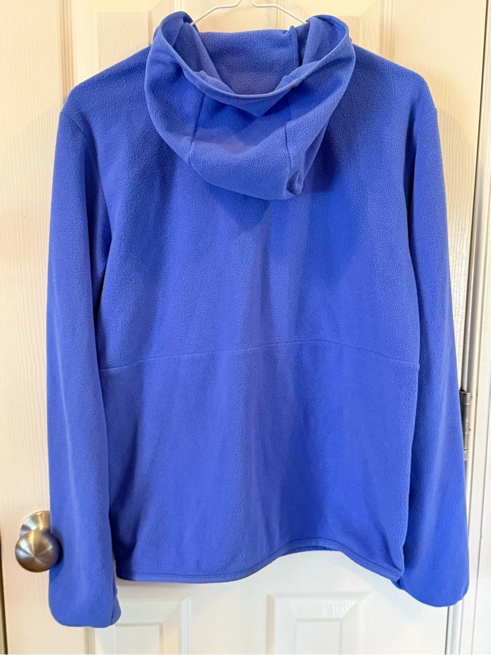 The North Face Girls XL Periwinkle Blue Fleece Full Zip Hooded Jacket